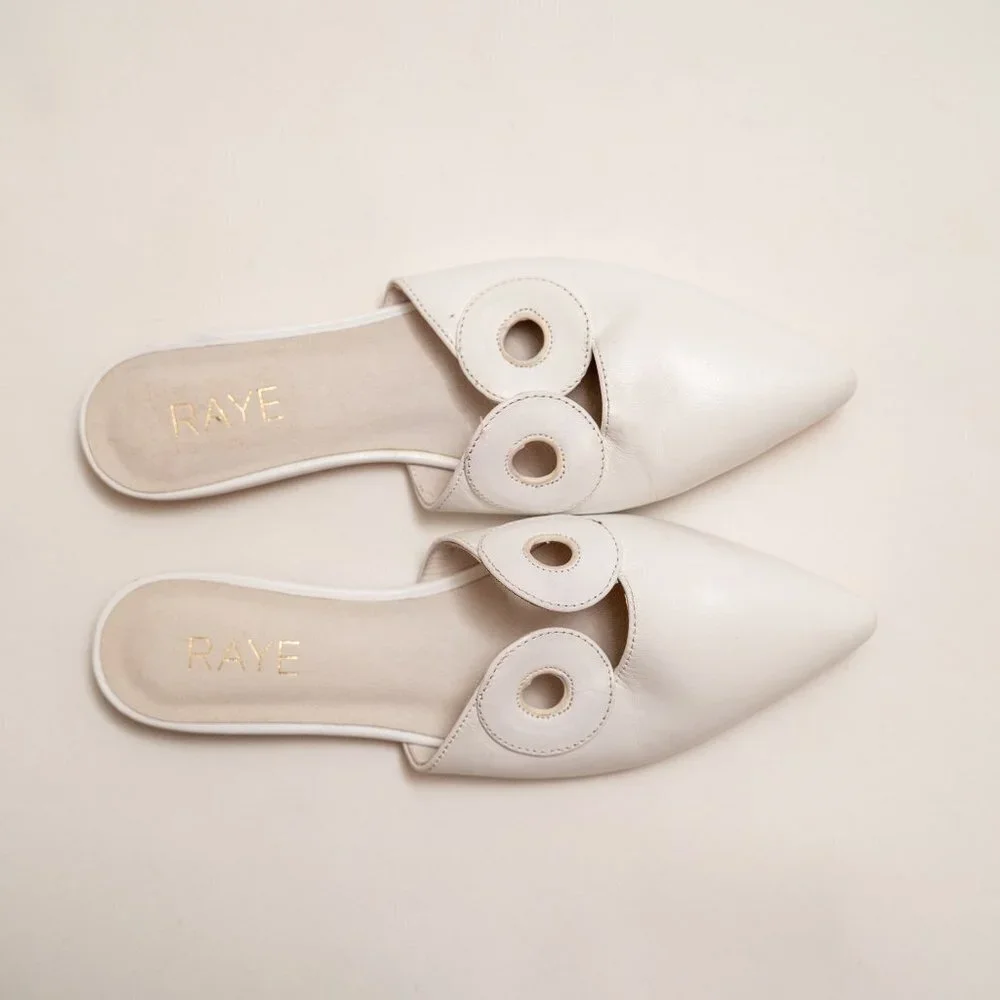 RAYE Pointed Toe Slip On Mules - Picture 2 of 6